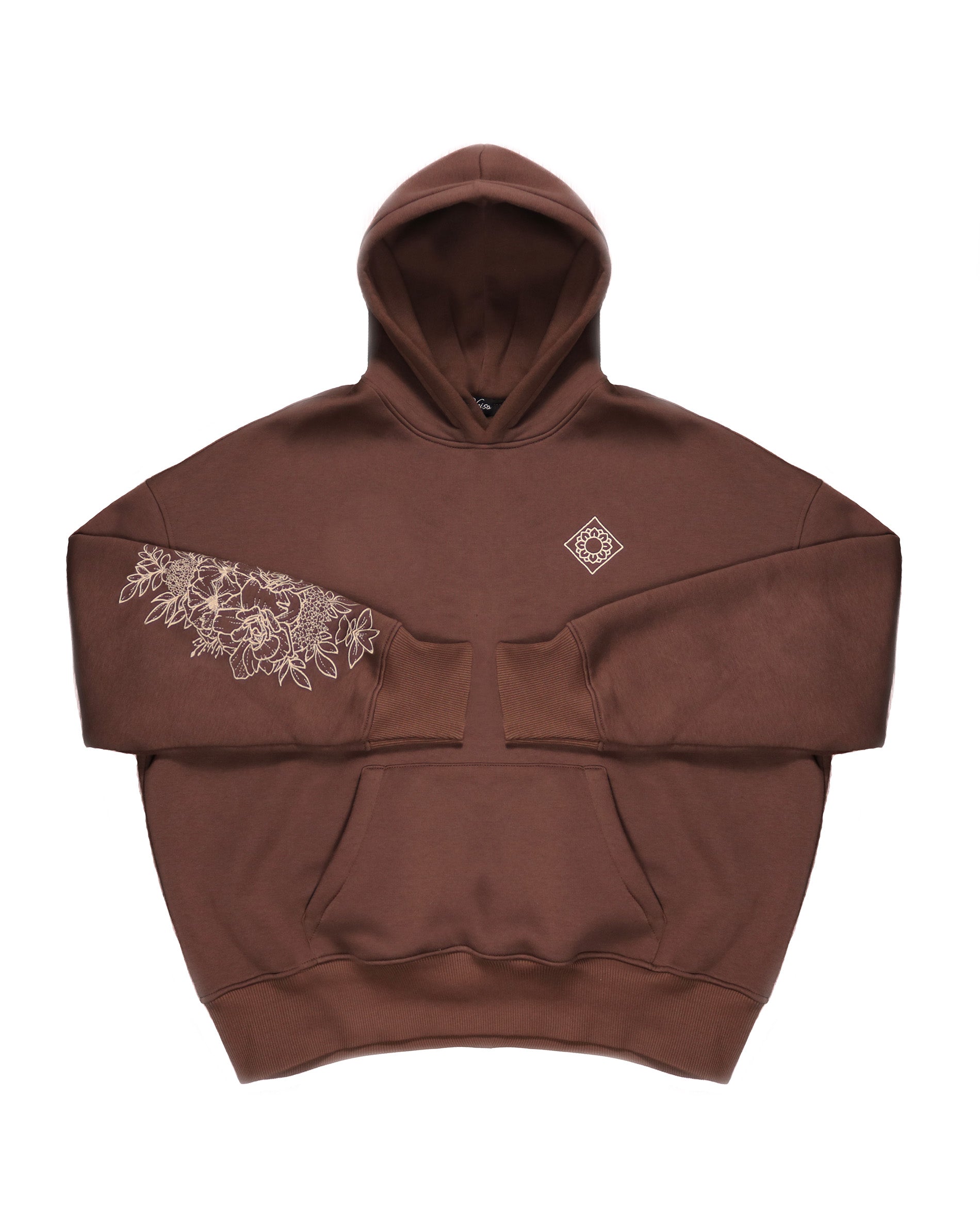 Blossom Choccolate Boxy Fit Hoodie|Edizione Limitata 