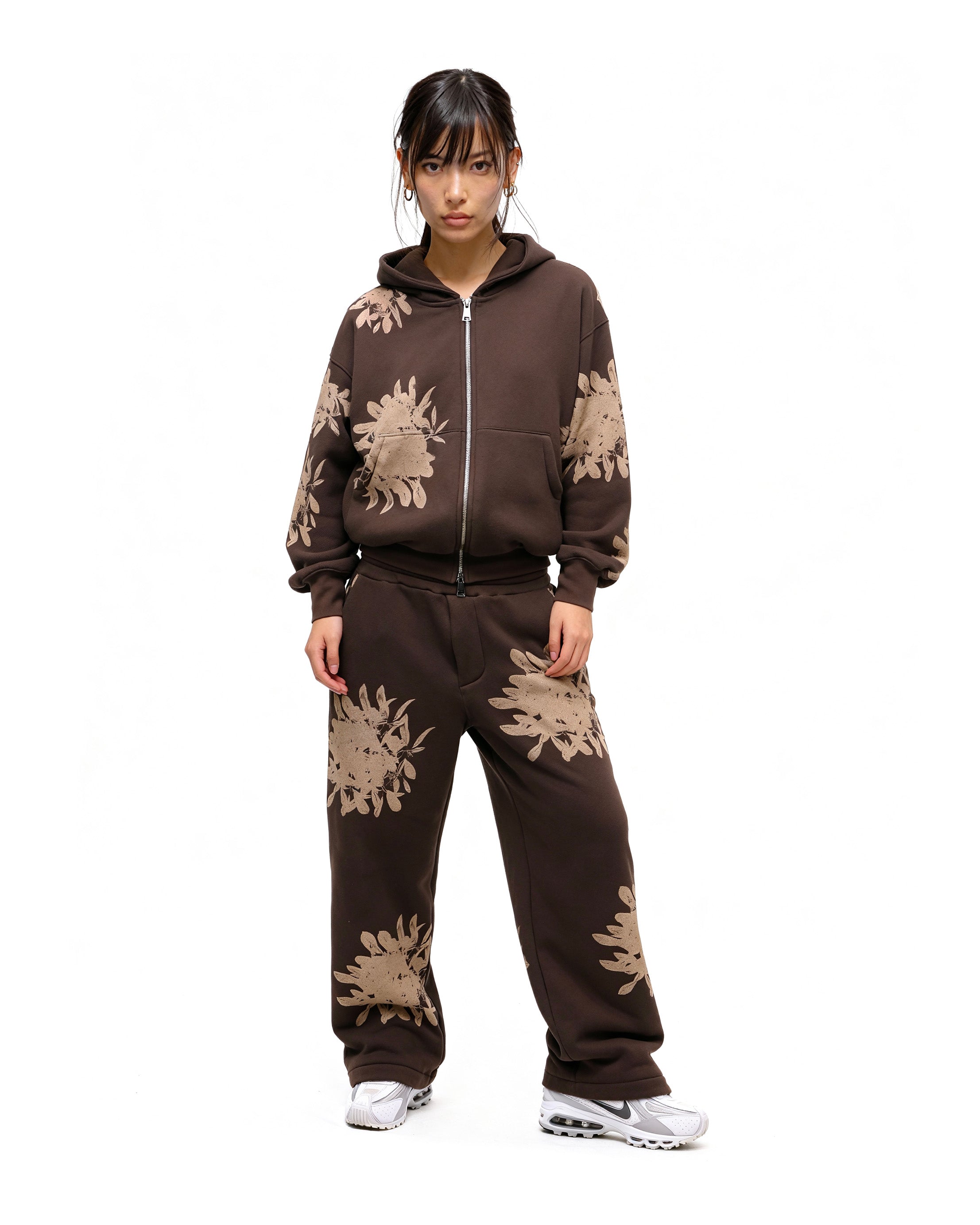 Blossom Trackie- Boxy Fit Zip Hoodie|Edizione Limitata