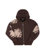 Blossom Hoodie boxy fit sartoriale made in Italy, felpa streetwear edizione limitata Keiso
